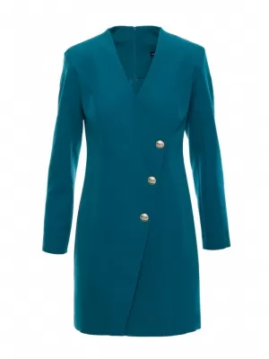 Dámske šaty MOE M793 OCEAN BLUE