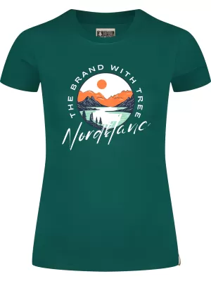 Dámske tričko NORDBLANC STARLIGHT NBSLT8176 ZELENÁ