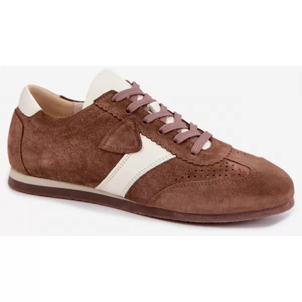  Dámske tenisky ZAZOO N1412/772/1098 MOCHA 