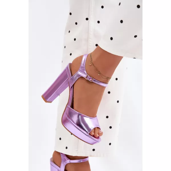  Dámske sandále BOTO H-46 LIGHT PURPLE 