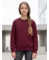Detská mikina MALFINI CREW 427 GARNET