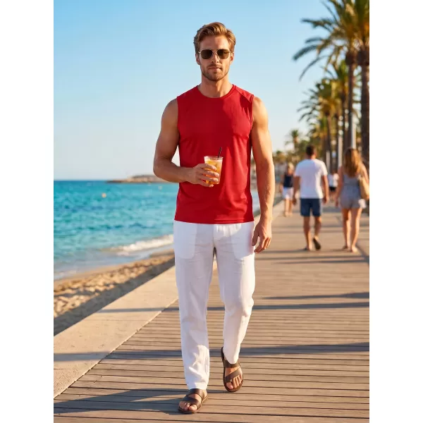  Pánske športové tielko MALFINI BREEZE 820 ČERVENÁ 