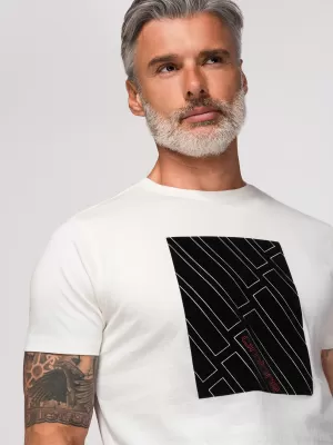 Pánske tričko OMBRE OM-TSPT-0259 WHITE