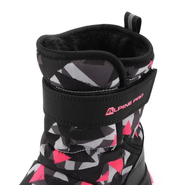  Detské zimné snehule ALPINE PRO BERNO NEÓN PINK 