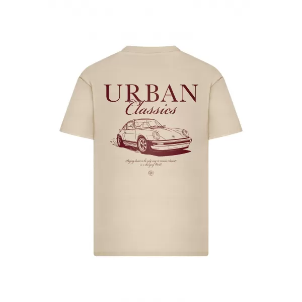  Pánske tričko URBAN CLASSICS TB8755 WHITE/SAND 