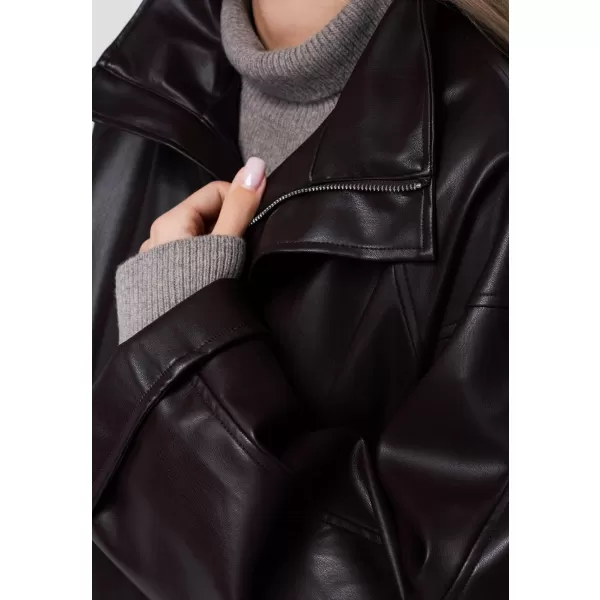  Dámska bunda OMBRE OW-JT-E0007 BROWN 