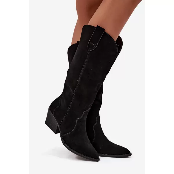  Dámske čižmy BOTO 6396 BLACK 