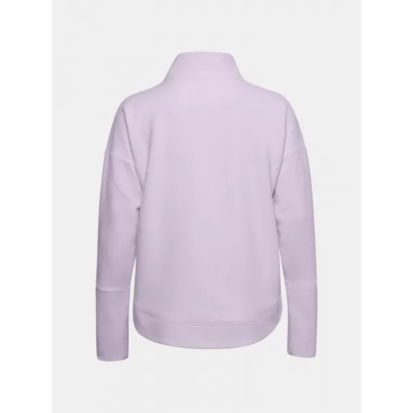  Dámska mikina UNDER ARMOUR RECOVER FLEECE WRAP NECK 1356347-570 FIALOVÁ 