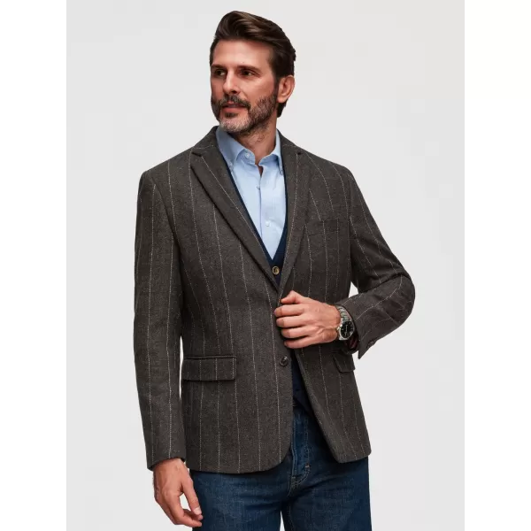  Pánske sako OMBRE M166 DARK BROWN 