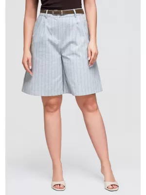 Dámske kraťasy OMBRE OW-ST-E0016 GREY