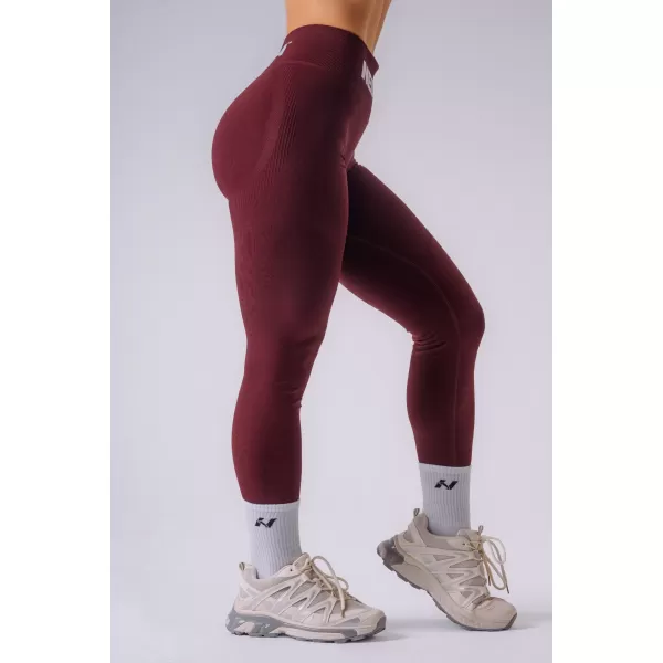  Dámske legíny NEBBIA FLOW SEAMLESS 496 BORDO 