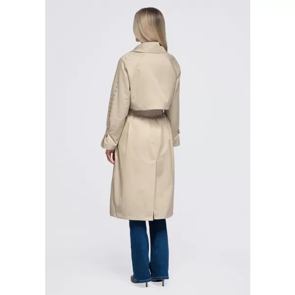  Dámsky kabát OMBRE OW-CT-E0004 BEIGE 