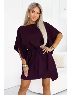 Dámske šaty NUMOCO 287-48 ZRELÁ SLIVKA