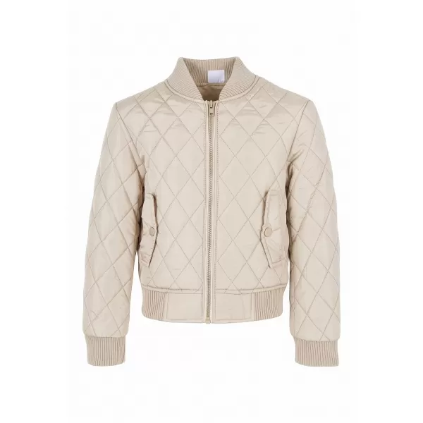  Dievčenská prešívaná bunda URBAN CLASSICS UCK806-02903 WHITE SAND 