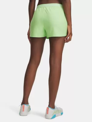 Dámske kraťasy UNDER ARMOUR TECH PLAY UP SHORTS 1389882-712 ZELENÁ