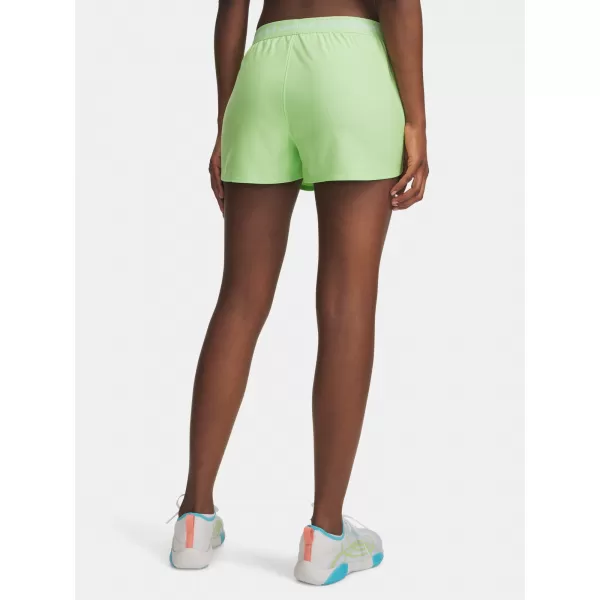  Dámske kraťasy UNDER ARMOUR TECH PLAY UP SHORTS 1389882-712 ZELENÁ 