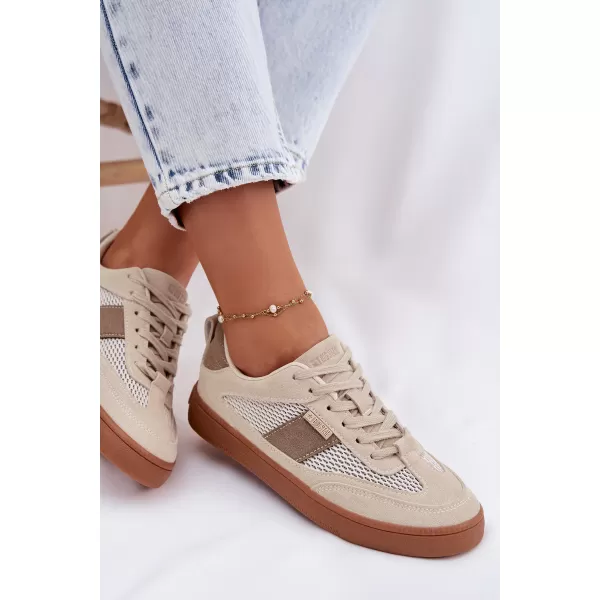  Dámske tenisky BIG STAR SHOES TT274759 BEIGE 