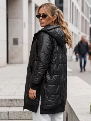 Dámska bunda DSTREET TY5809 ČIERNA