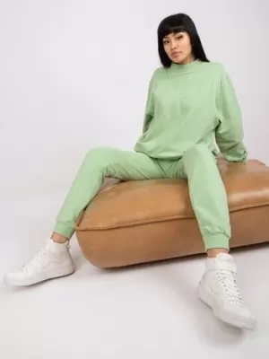 Dámska mikina BASIC FEEL GOOD AP-BL-A-R001 PISTACHIO