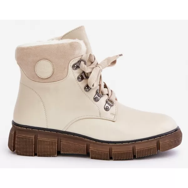  Dámske traperky BOTO 24BT02-7973 BEIGE 