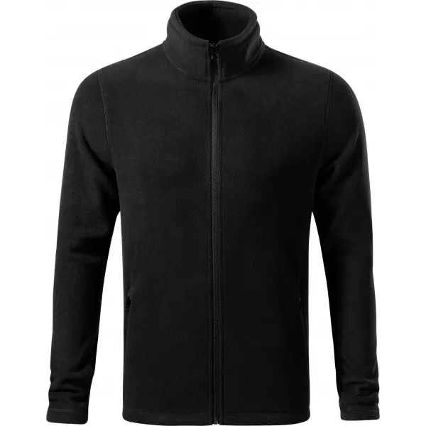  Pánska micro fleece mikina MALFINI FACTOR 852 ČIERNA 