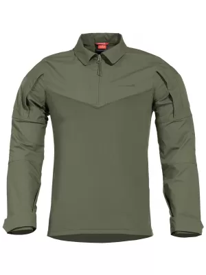 Pánske tričko s dlhým rukávom PENTAGON RANGER SHIRT K02013 CAMO GREEN