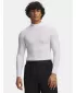 Pánske tričko UNDER ARMOUR UA HG ELITE COMP MOCK LS 6015385-100 BIELA