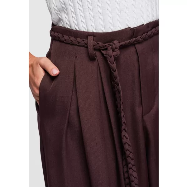  Dámske nohavice OMBRE OW-PA-E0018 BROWN 