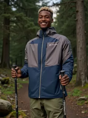Pánska outdoorová bunda ALPINE PRO TEMUN MOONLIT OCEAN