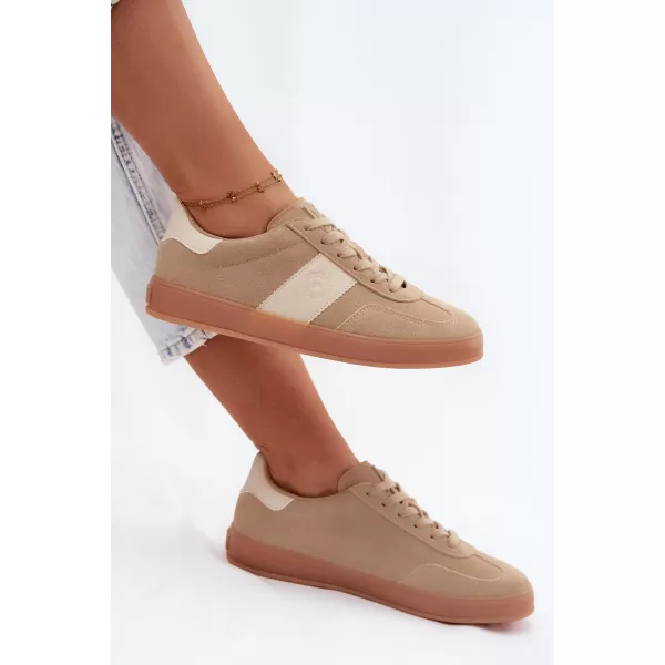  Dámske tenisky BIG STAR SHOES UU274009 BEIGE 