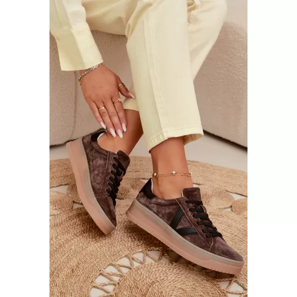  Dámske tenisky VINCEZA 79597 BROWN 