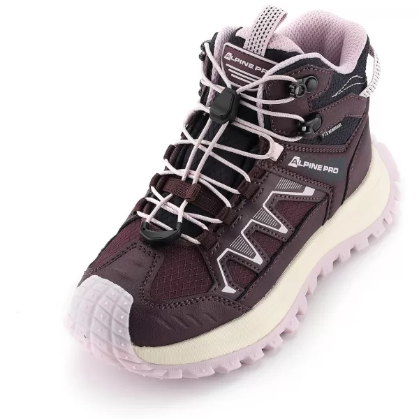  Detské outdoorové topánky ALPINE PRO ATEGO MAUVE WINE 