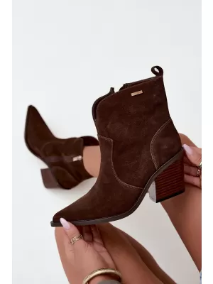 Dámske čižmy BIG STAR SHOES SS274473 HNEDÁ