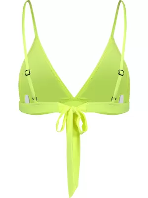 Dámske bikiny - vrchný diel NORDBLANC WATERFALL NBSSS8213 ŽIARIVO ŽLTÁ