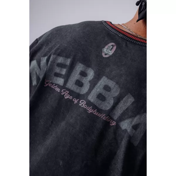  Pánske tričká NEBBIA OLYMPIA HEAVYWEIGHT COTTON 941 BLACK 