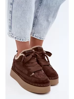 Dámske topánky BIG STAR SHOES UU274188 BROWN/BEIGE SHADOWS