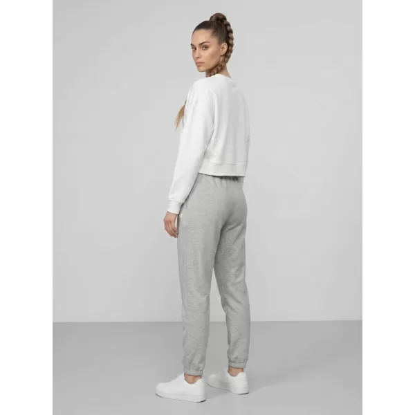  Dámske nohavice 4F WMM00TTROF1658 COLD LIGHT GREY MELANGE 