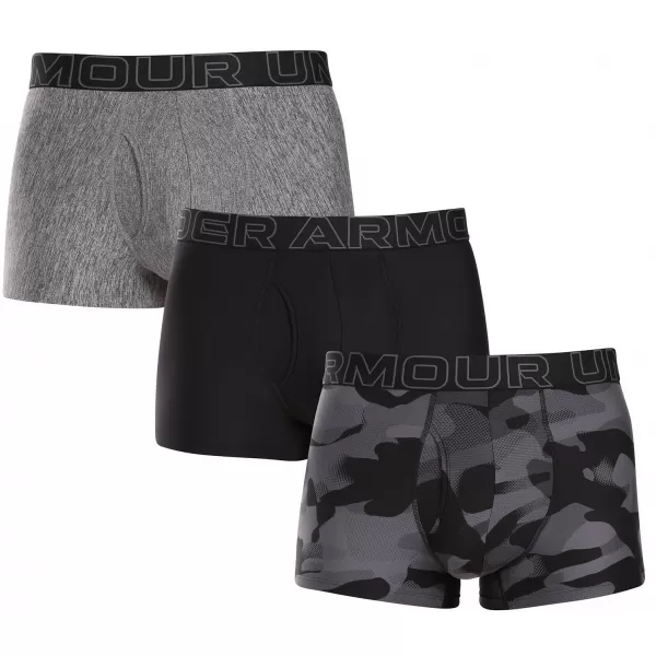  Pánske boxerky UNDER ARMOUR M PERF TECH NOV 3IN (3KS) 1383883-001 ČIERNA 