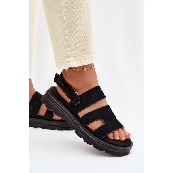  Dámske sandále BIG STAR SHOES TT274484 BLACK 