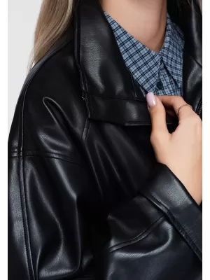 Dámska bunda OMBRE OW-JT-E0007 BLACK