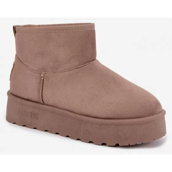  Dámske snehule BIG STAR SHOES UU274224 BEIGE 