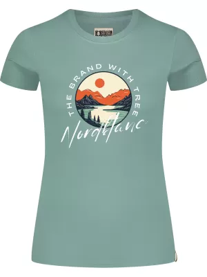 Dámske tričko NORDBLANC STARLIGHT NBSLT8176 ZELENÁ