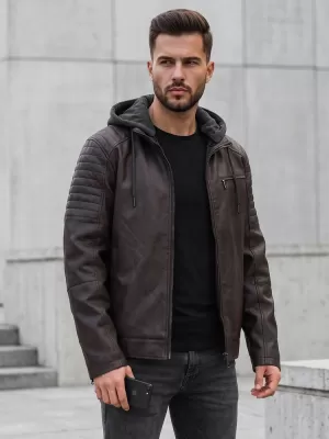 Pánska bunda DSTREET TX5142 HNEDÁ