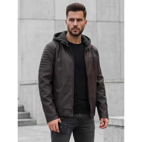  Pánska bunda DSTREET TX5142 HNEDÁ 