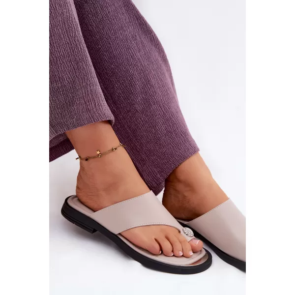  Dámske žabky VINCEZA 62307 BEIGE 