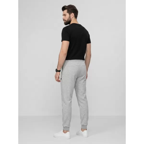  Pánske nohavice 4F WMM00TTROM1676 COLD LIGHT GREY MELANGE 