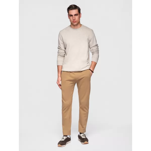  Pánske tepláky OMBRE OM-PABS-0304 BROWN 