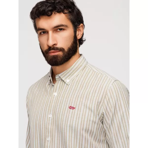  Pánska košeľa OMBRE K703 BEIGE 