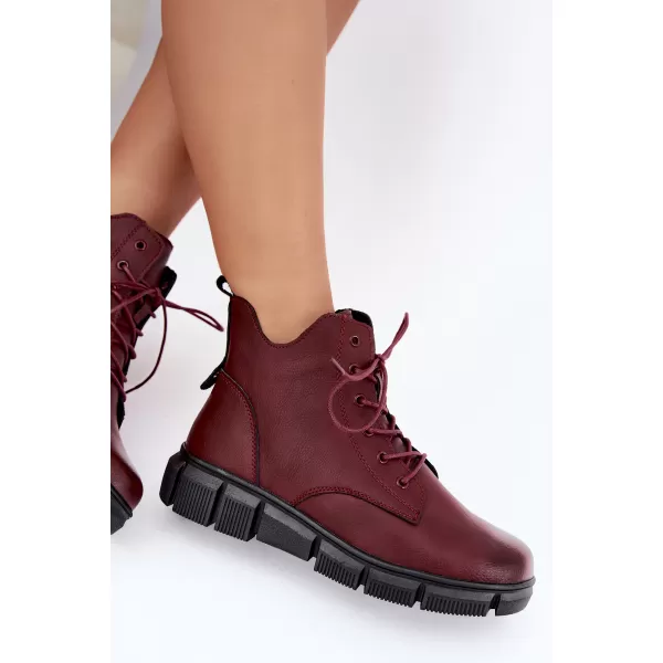  Dámske topánky BOTO 26BT17-9301 BURGUNDY 