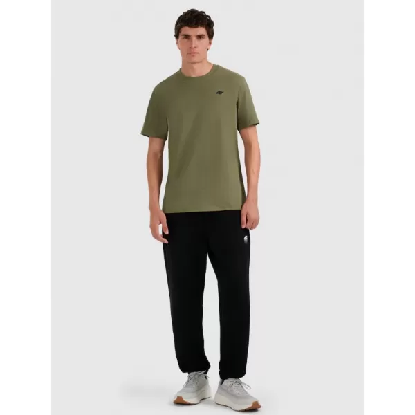  Pánske tričko 4F WAW25TTSHM2402 OLIVE 